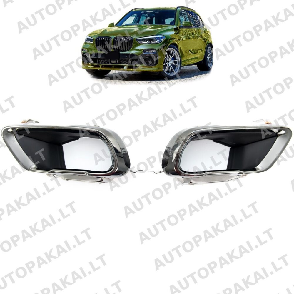 Išmetimo vamzdžiai juodi, tinkantys BMW X5 (G05) 2018->