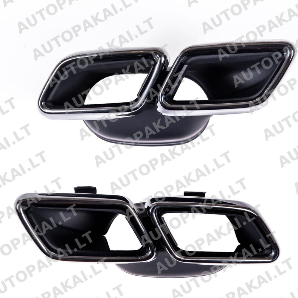 Exhaust Tips Black MERCEDES C W205 E W213 GLE W166,C292 GLC X253,C253, W222