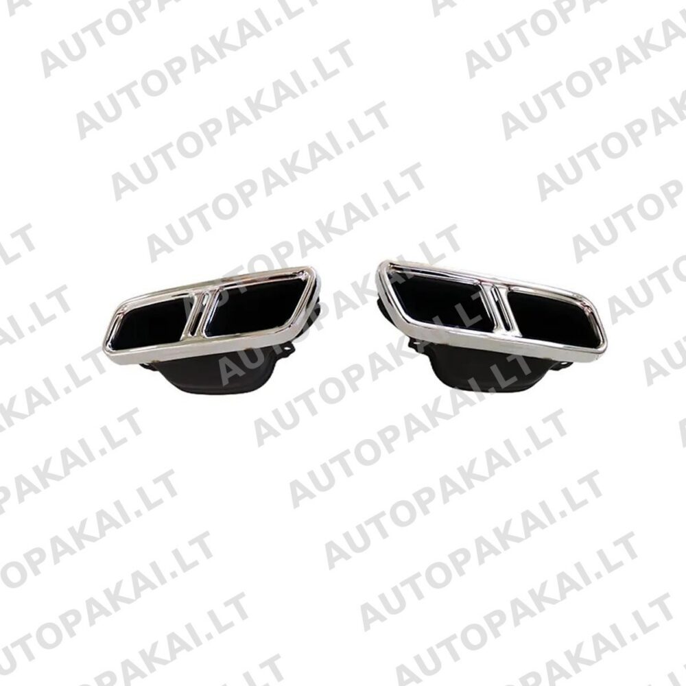 Exhaust Tips Chrome MERCEDES W205 W213 GLE W166,C292 GLC X253,C253, W222