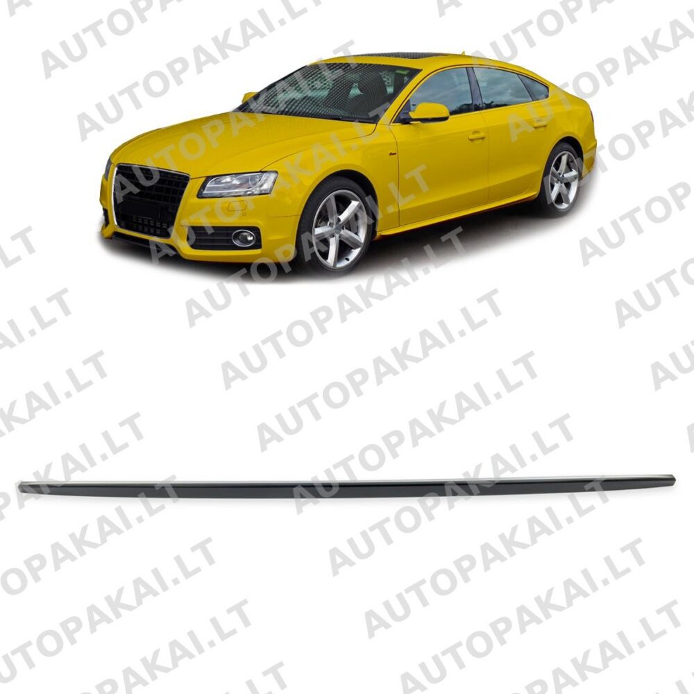 Rear Trunk Spoiler Matt Black for AUDI A5 (8T) Sportback 2009-2017